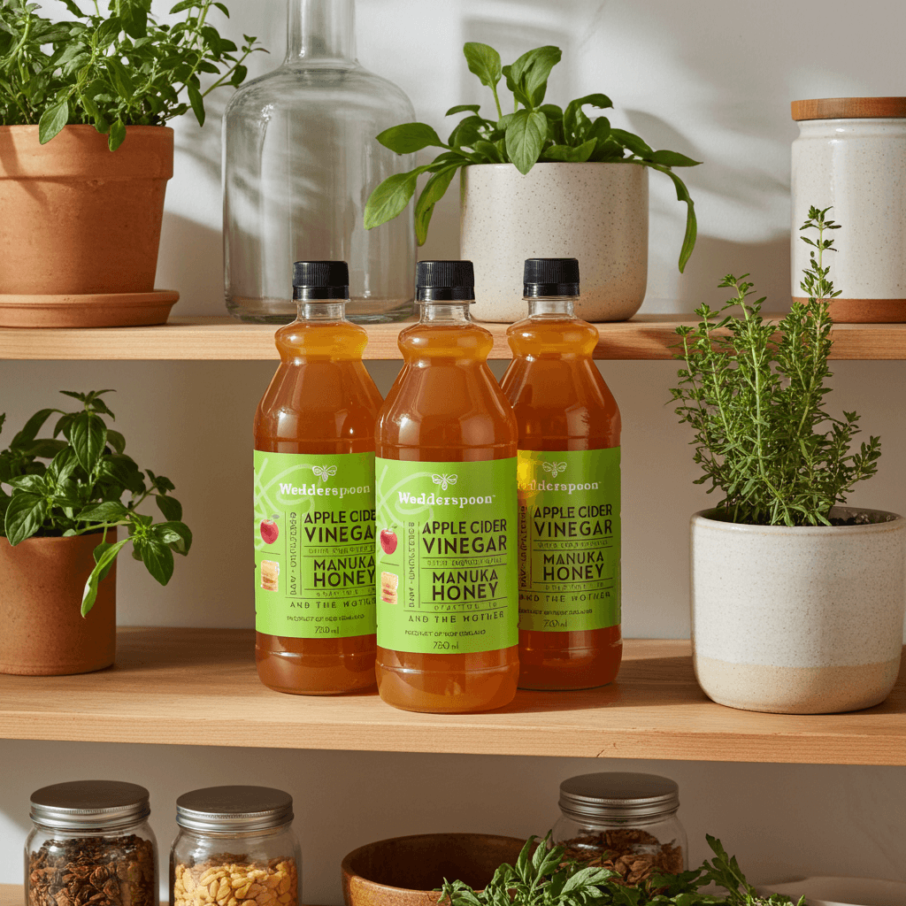 Wedderspoon Apple Cider Vinegar with Manuka Honey – Triple Pack