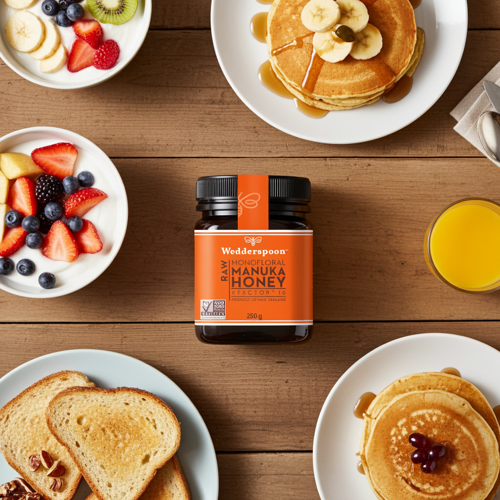 Wedderspoon Raw Manuka Honey KFactor 16+ 250g – Triple Pack