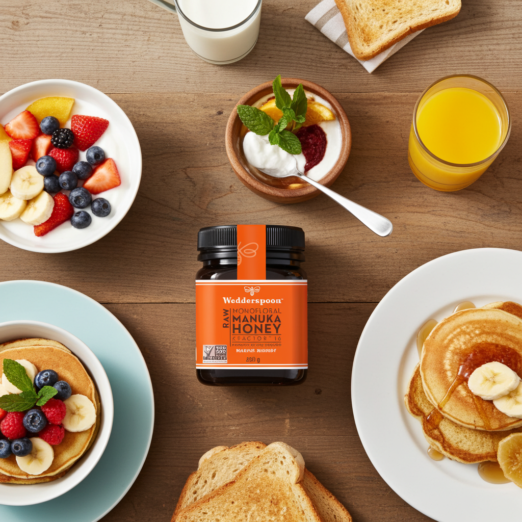 Wedderspoon Raw Manuka Honey KFactor 16+ 250g – Triple Pack