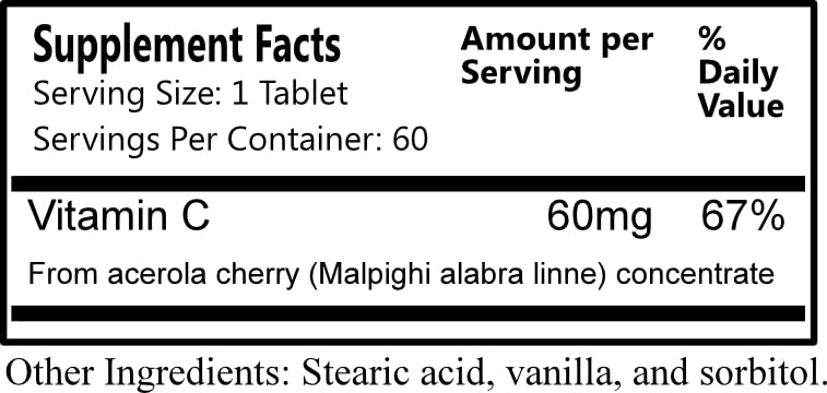 Daily Manufacturing Acerola C – فيتامين سي من كرز الأسيرولا