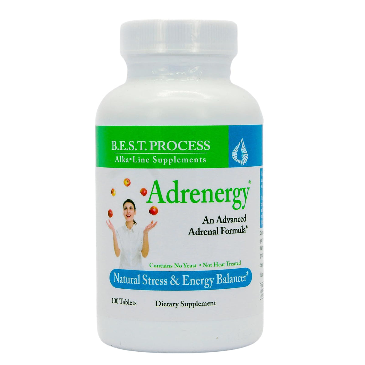 Morter HealthSystem Adrenergy – دعم طبيعي للغدة الكظرية بخلاصة الغدة الكظرية وعوامل التكيف