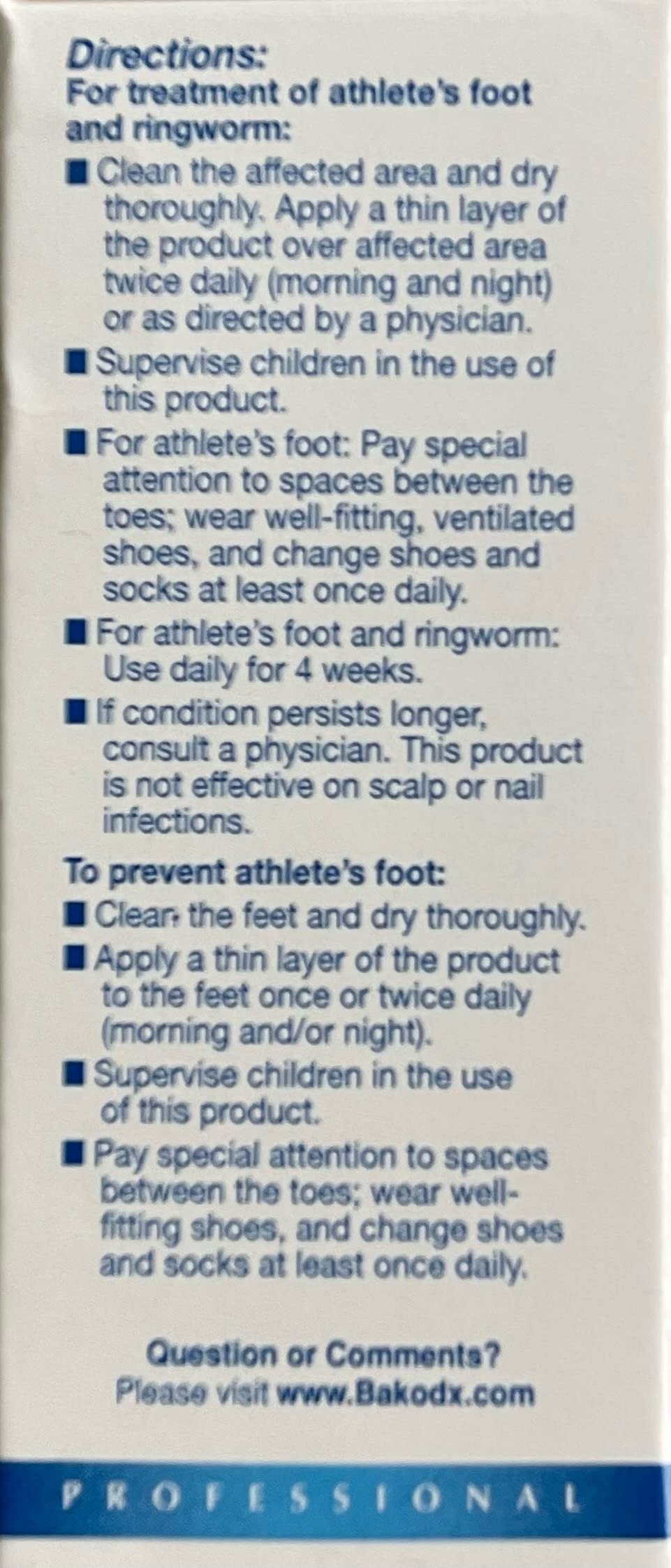 Clarus Solution Antifungal 1% β Advanced Footcare | 0.5 fl oz