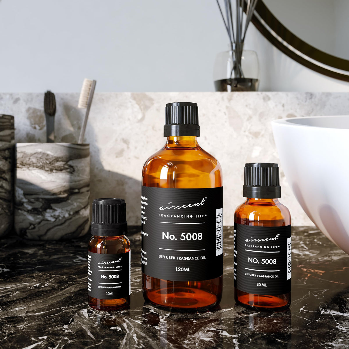 AirScent Diffuser Oil β Tobacco Vanille Inspired Perfume Dupe No. 5008 (120 ml) β Fragrance Oil for Diffusers & Crafting
