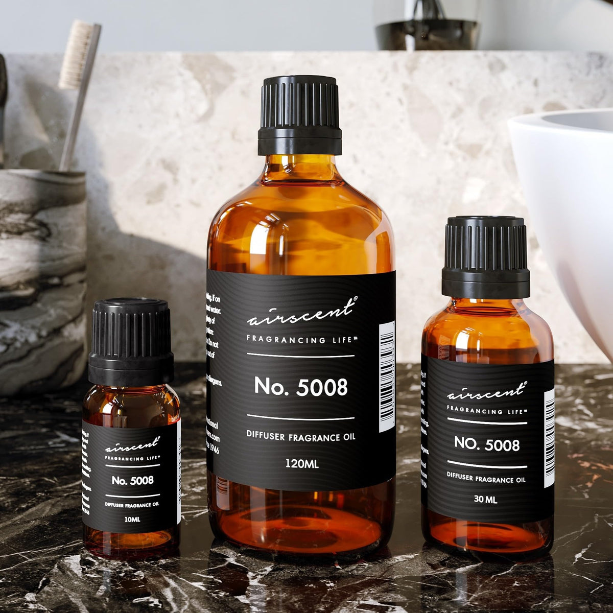 AirScent Diffuser Oil β Tobacco Vanille Inspired Perfume Dupe No. 5008 (120 ml) β Fragrance Oil for Diffusers & Crafting