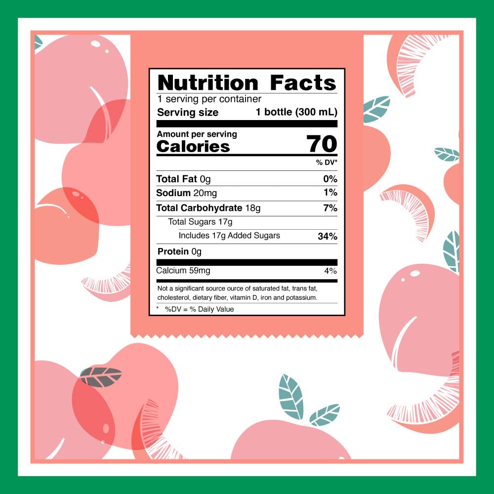 Aloe Vera Juice (Peach) with Chunky Pulp β 6 Packs | Plant-Based Hydration