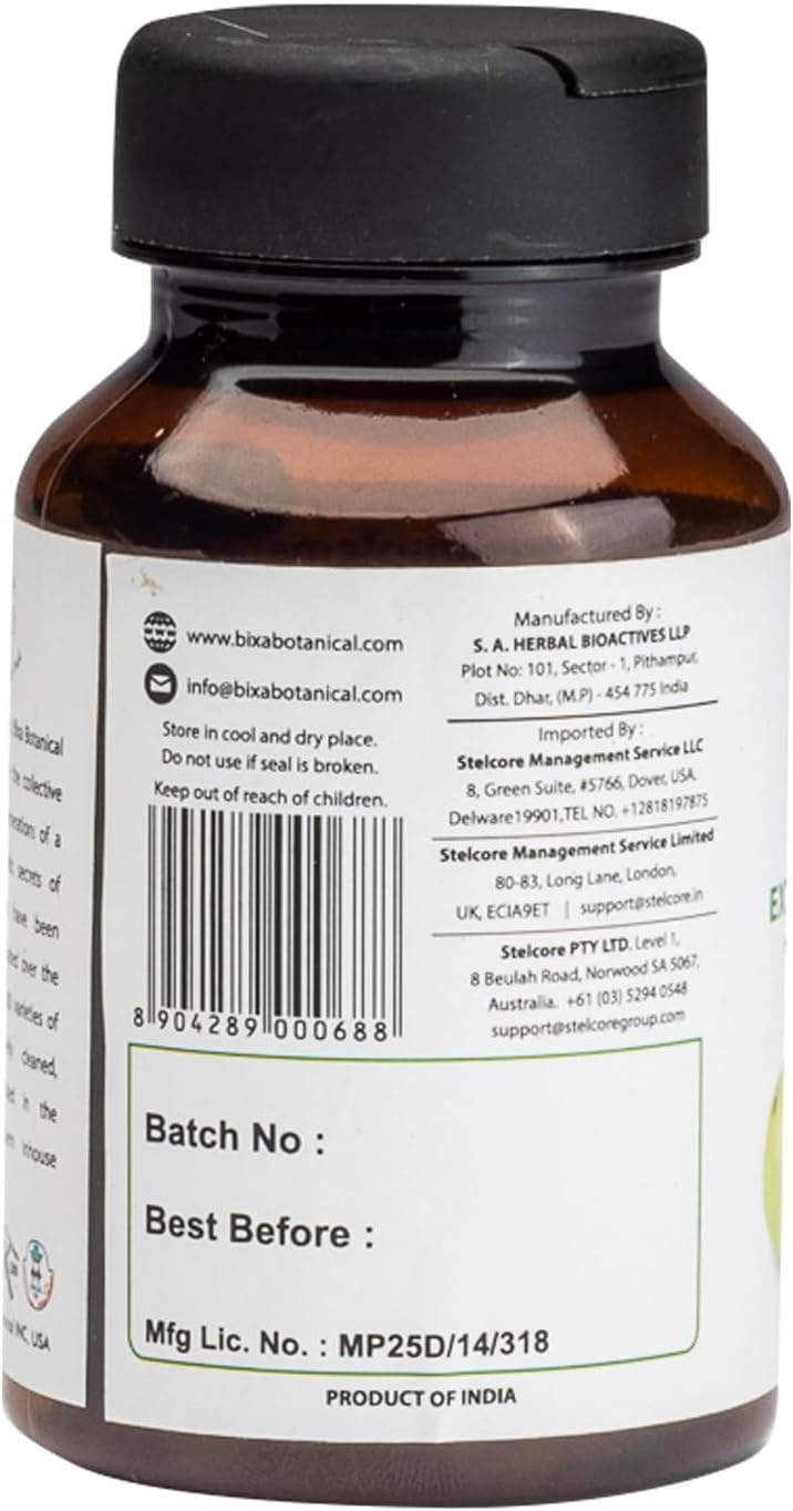 Amla Extract Capsule 450 mg | Vitamin C (Emblica officinalis) Veg Capsules β 60 Count (Pack of 1)