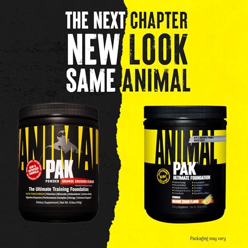 Animal Pak All-in-One Vitamin Powder β Daily Multivitamin for Men & Women (60 Scoops)