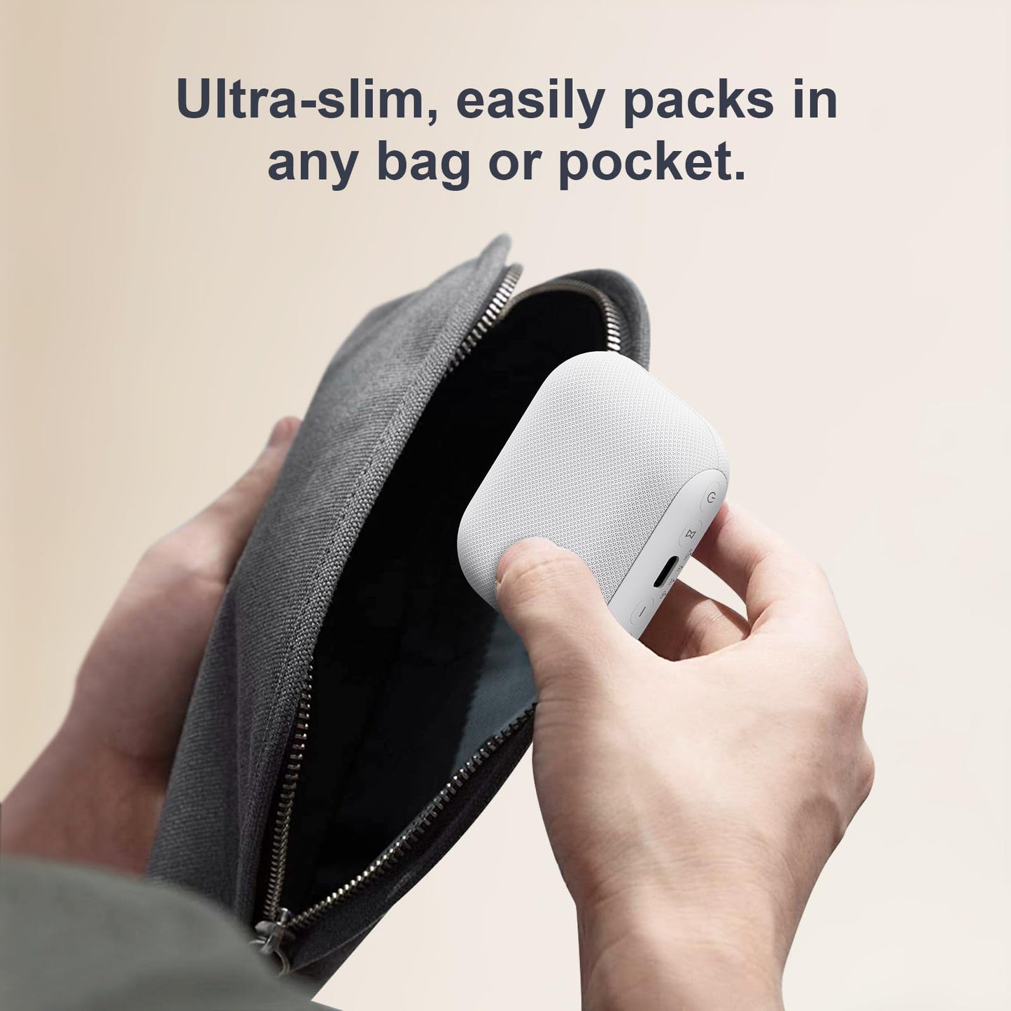 ANJANK Mini Travel White Noise Machine — Portable Sleep Sound Machine with 20 Sounds