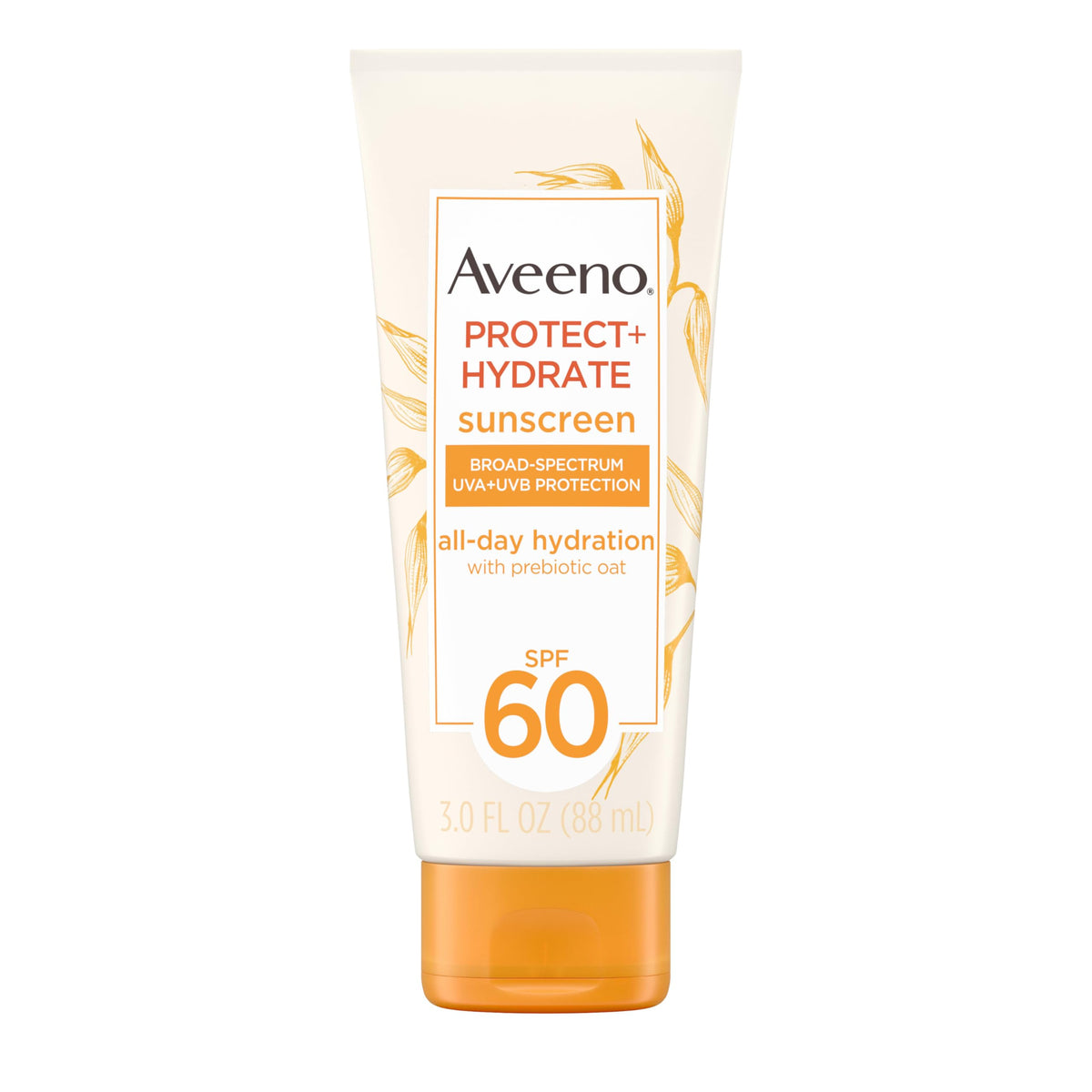 Aveeno Protect + Hydrate SPF 60 Body Sunscreen Lotion | Lightweight, Hydrating Protection