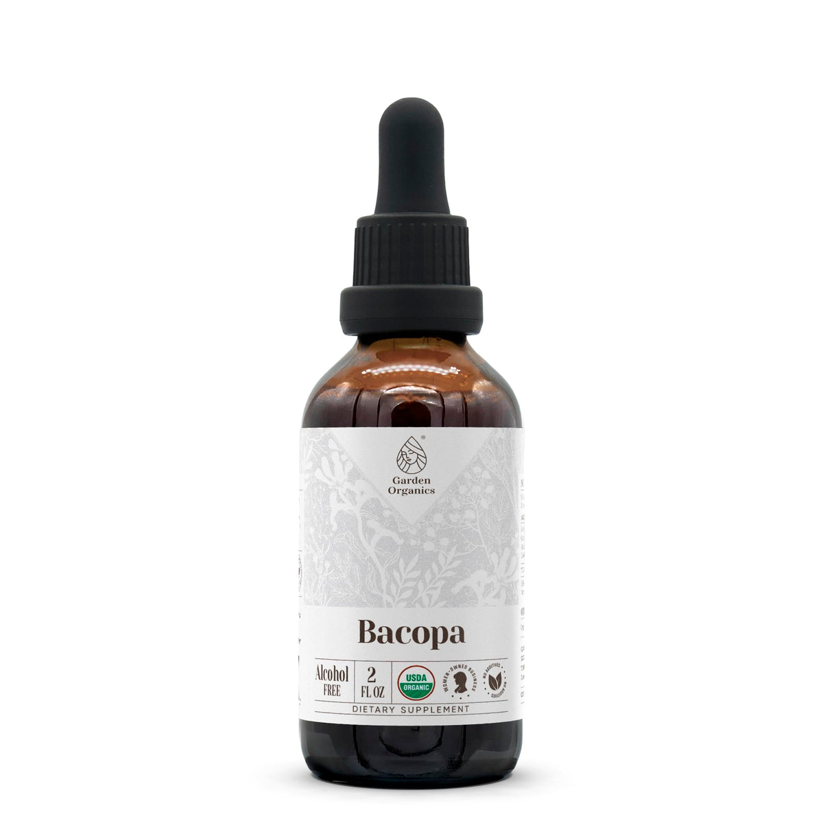 Bacopa USDA Organic β Alcohol-Free Tincture for Cognitive Support