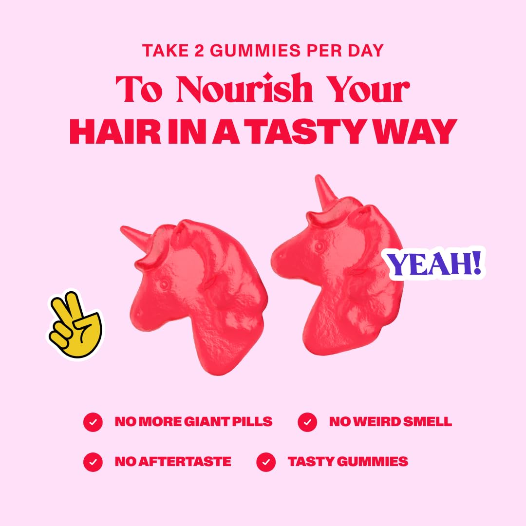 Bloom Robbins 60 Hair Gummies β Faster Hair Growth Vitamins for Women, 5000 mcg Biotin