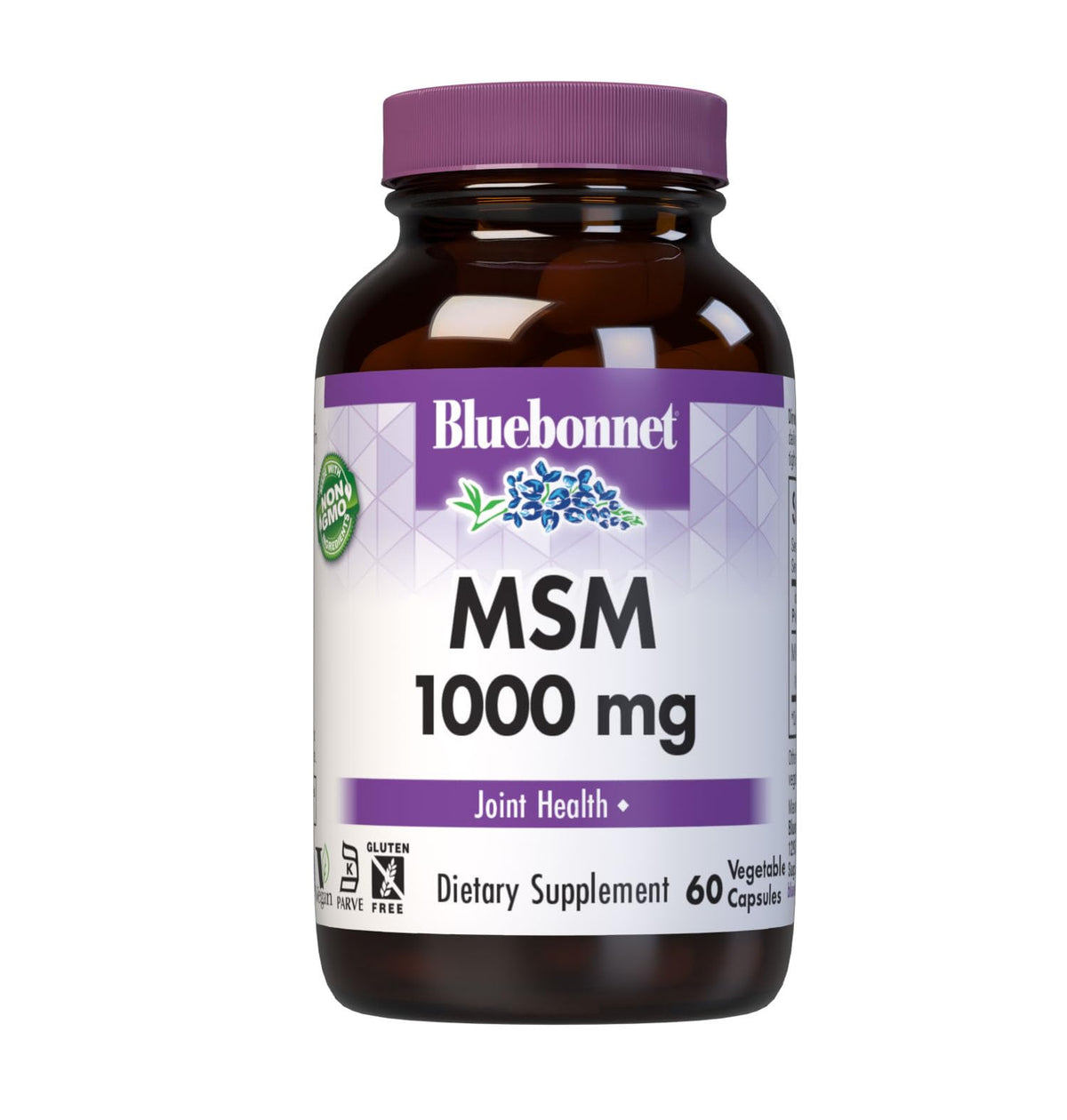BlueBonnet MSM Supplement, 60 Vcaps β Supports Joint Health
