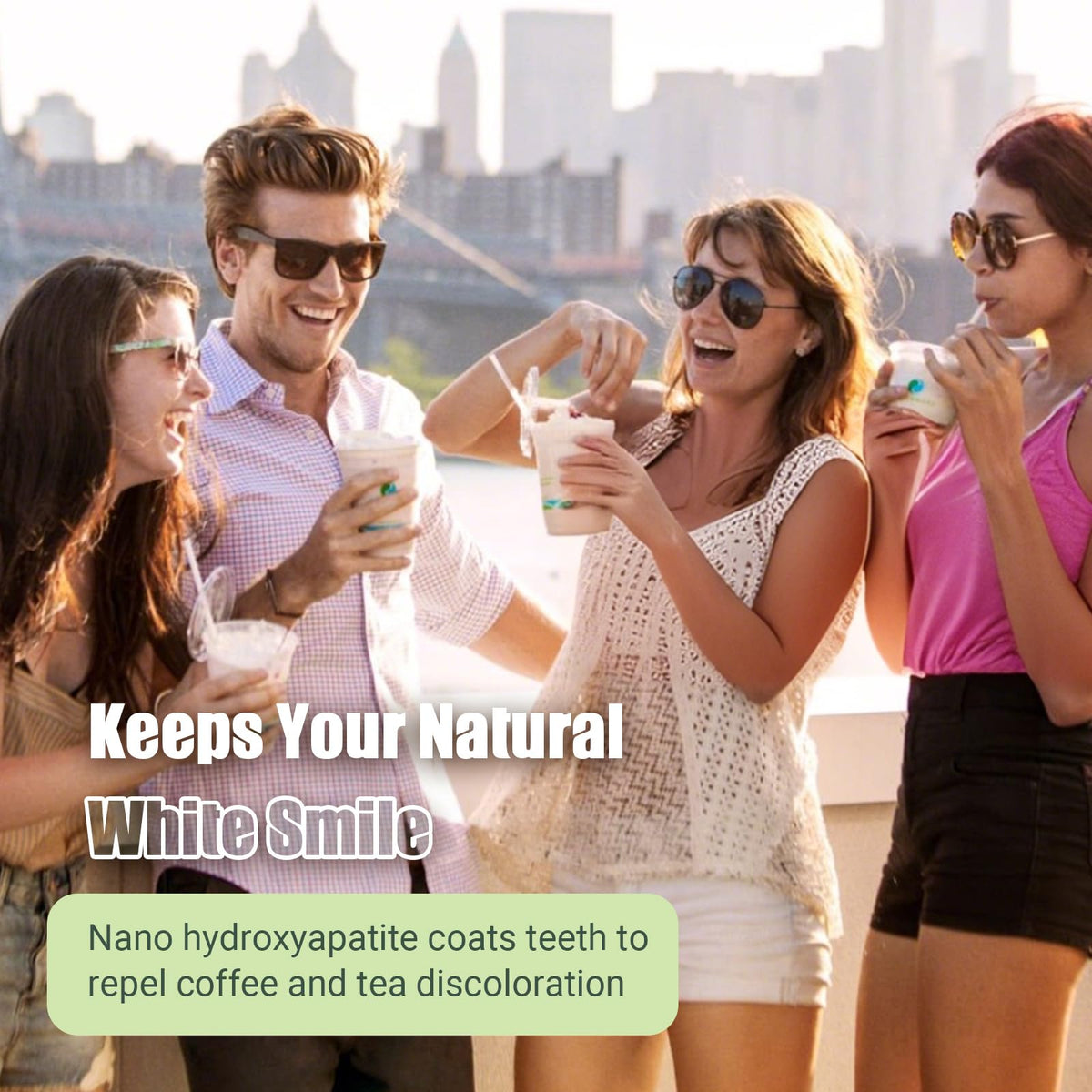 Bmboryxa 10% Nano Hydroxyapatite Toothpaste β SLS & Fluoride Free, Whitening, Sensitive Teeth (4.23oz Mint)