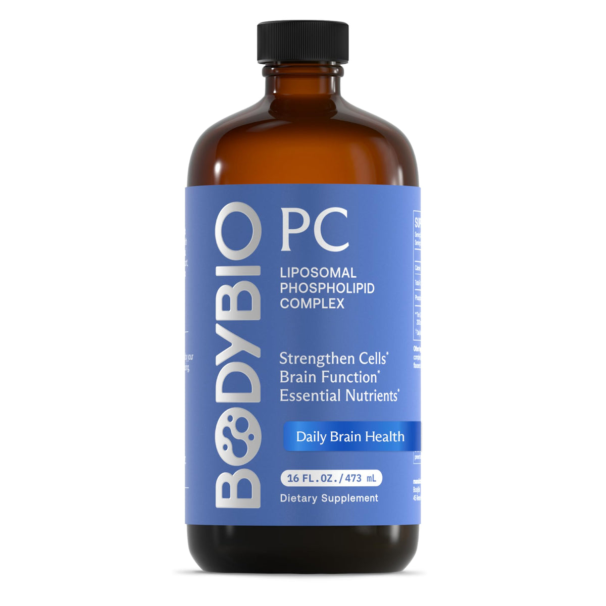 BodyBio PC β Phosphatidylcholine for Brain Health, Cognitive Function & Gentle Daily Detox
