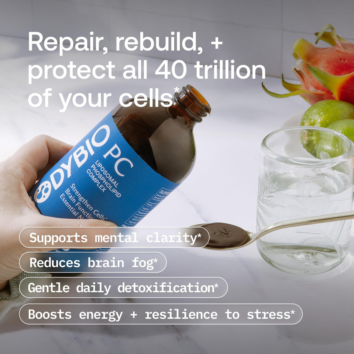 BodyBio PC β Phosphatidylcholine for Brain Health, Cognitive Function & Gentle Daily Detox