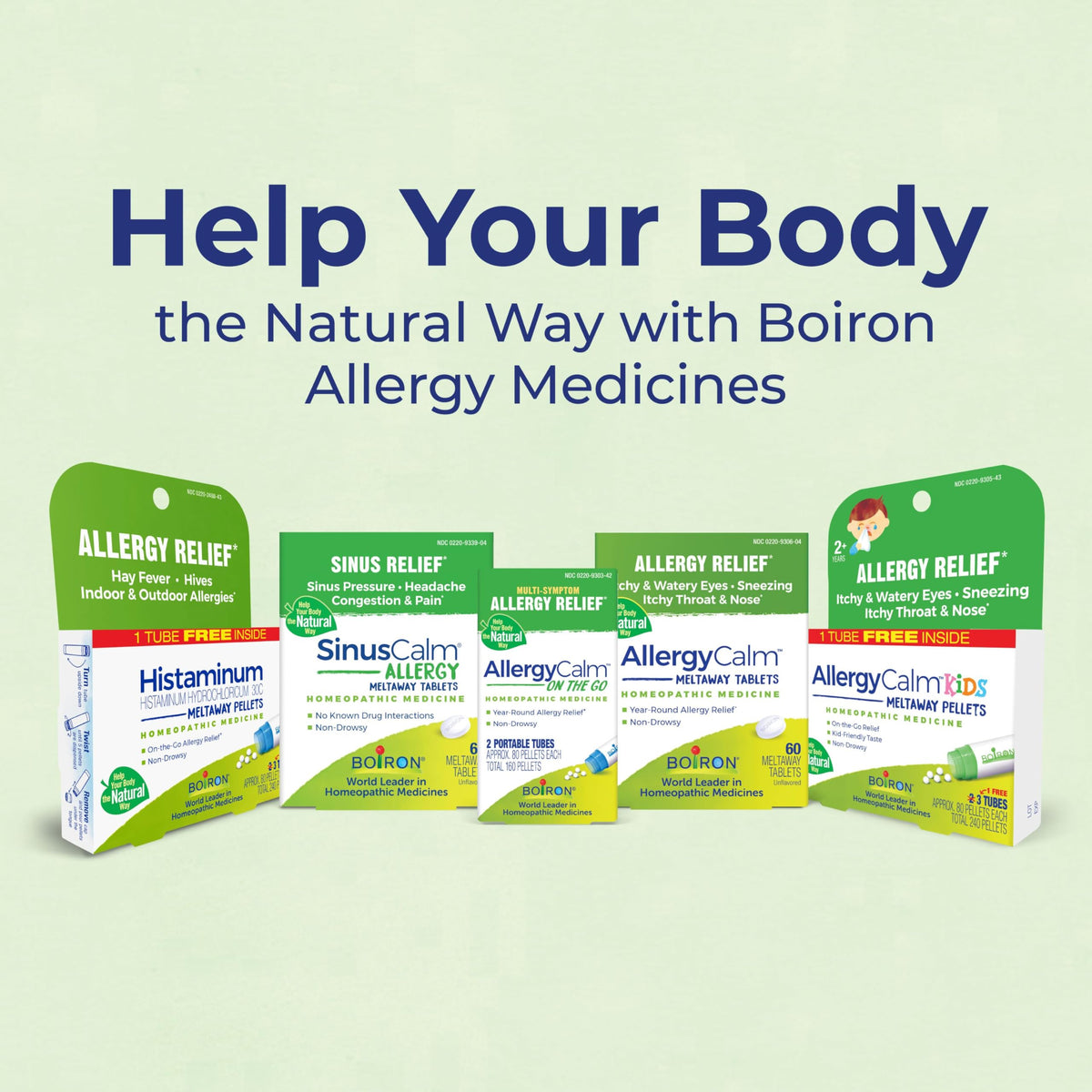 Boiron AllergyCalm Compresse — Sollievo Mirato per Allergie e Febbre da Fieno (120 Pezzi)
