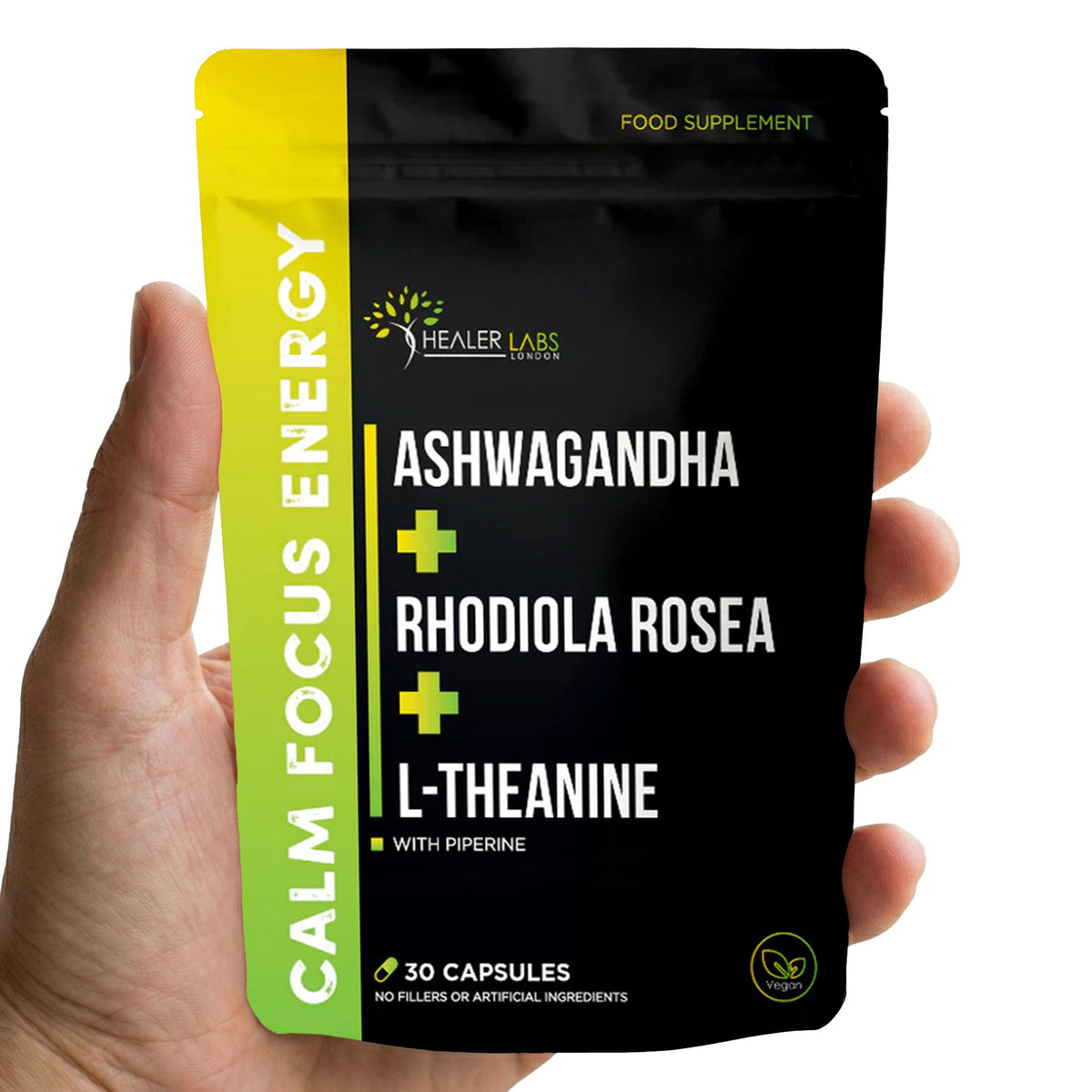 Ashwagandha + Rhodiola Rosea + L-Theanine