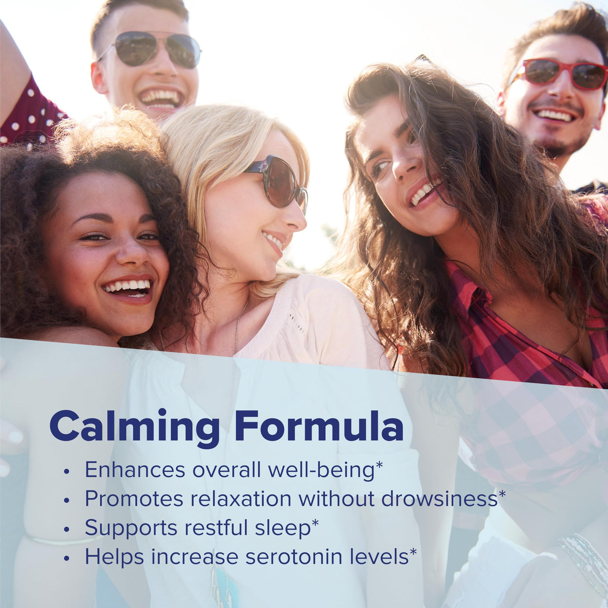 Superior Source Calming Formula β L-Theanine, 5-HTP & Melatonin MicroLingual Tablets (60 Ct) β Non-GMO