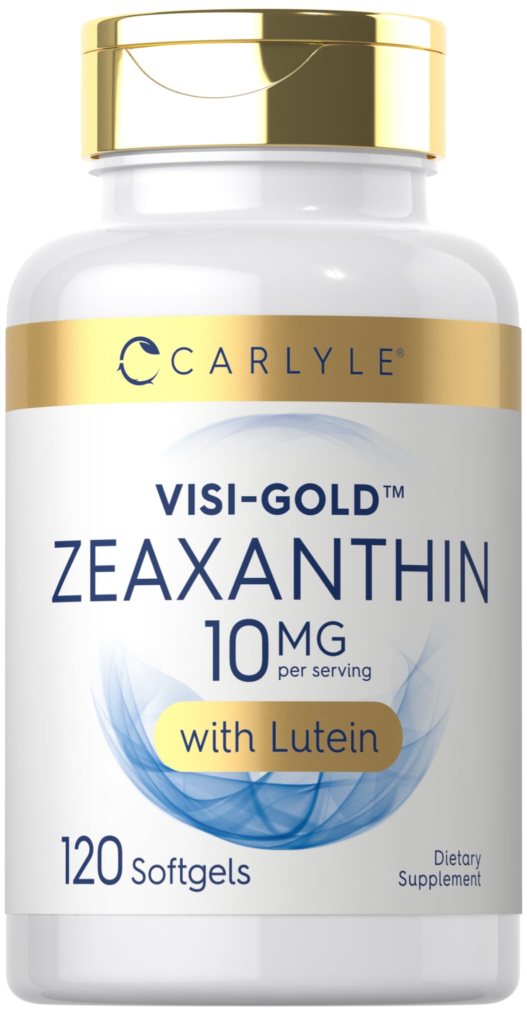 Carlyle Zeaxanthin 10mg | 120 كبسولة هلامية – صحة العين مع اللوتين | غير معدل وراثيًا، خالٍ من الغلوتين