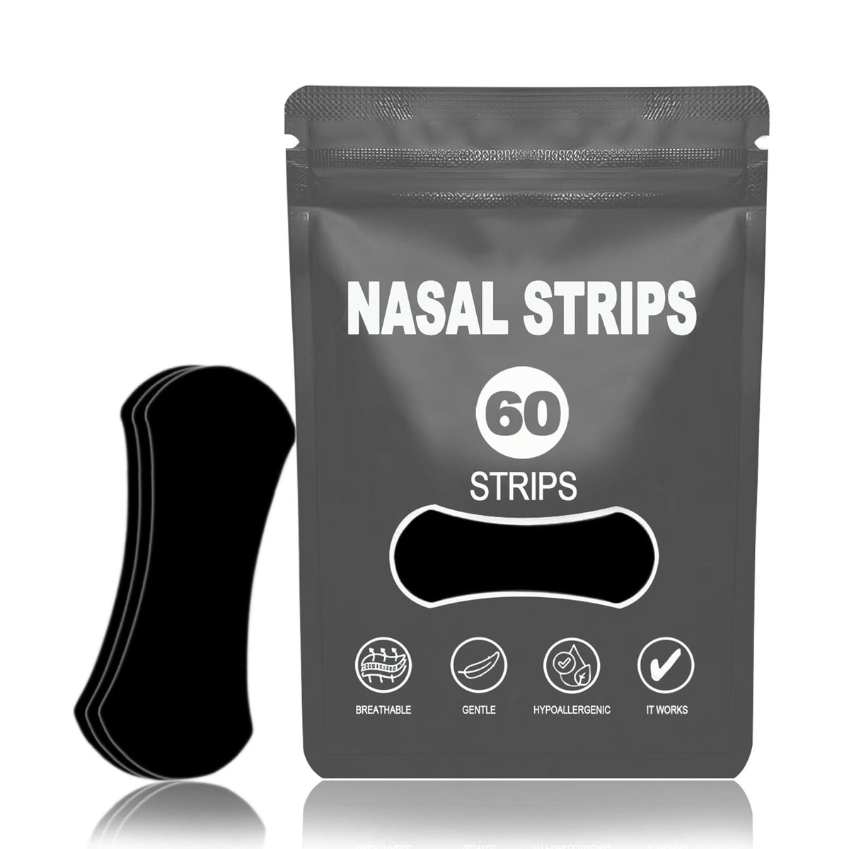 Cenlomat Nasal Strips for Snoring (60 Count) β Gentle, Sweat-Proof, High-Adhesive Patches