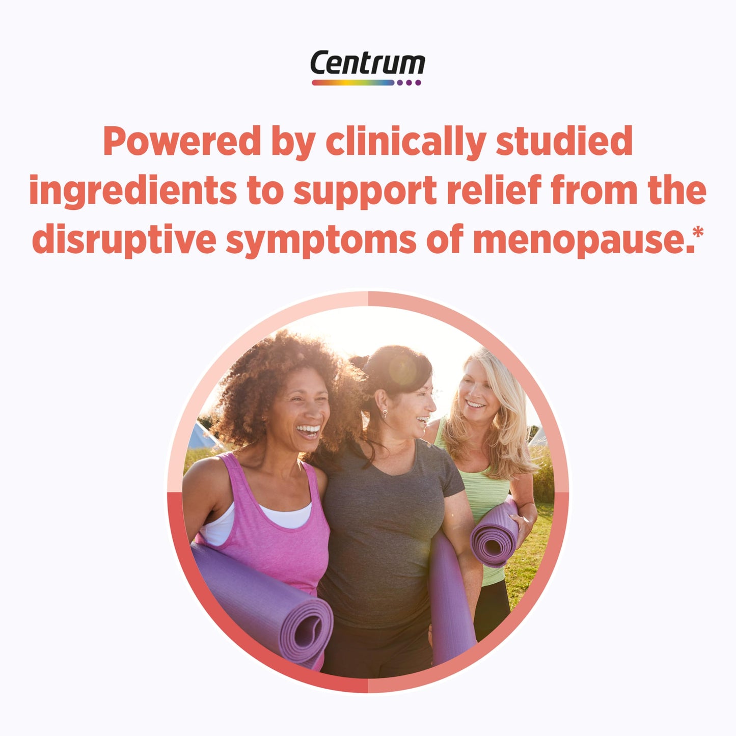Centrum Clear Mind & Calm Mood Menopause Support Tablets – EnXtra & KSM-66, 30 Count