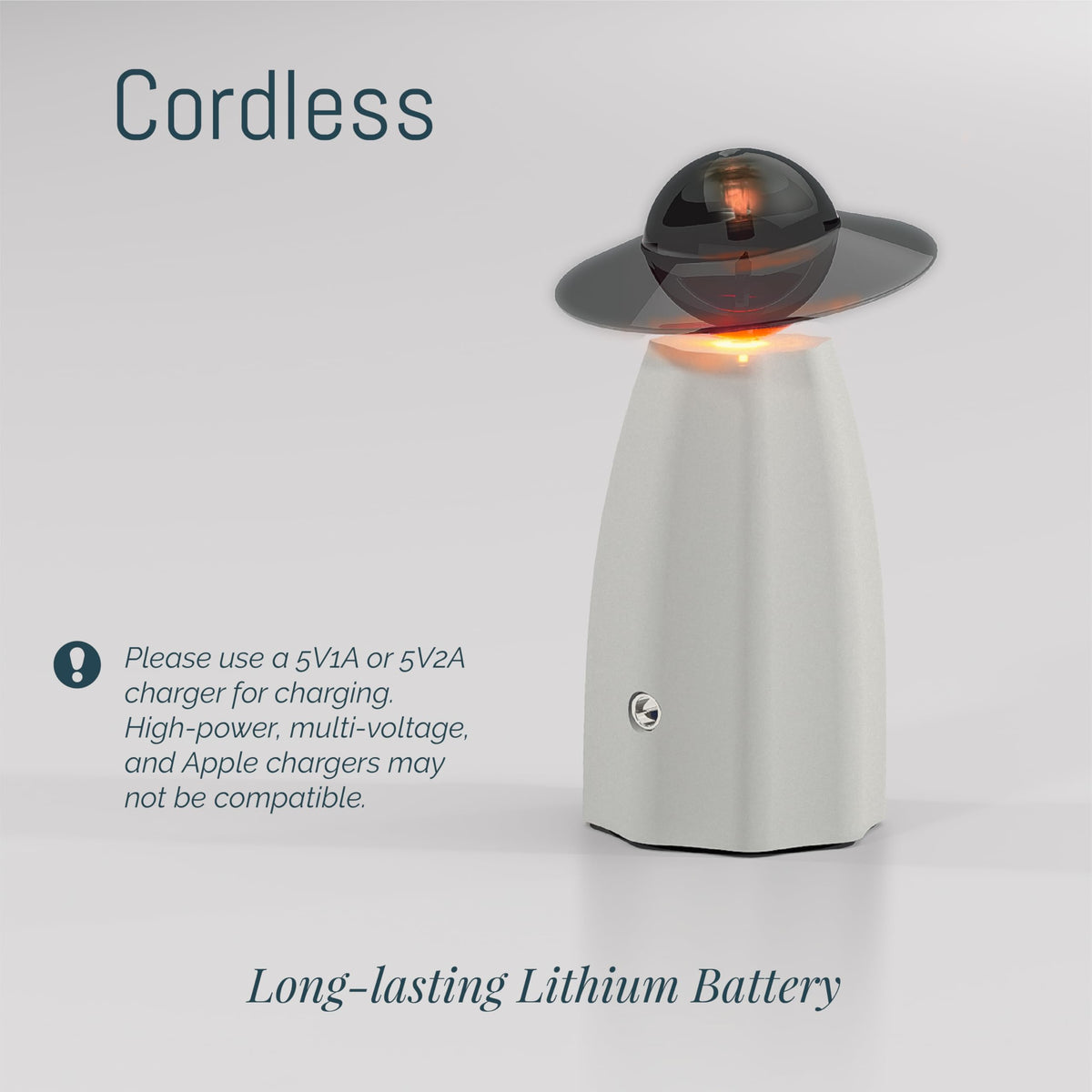 CHEZARTEMIS Scarecrow Glass Essential Oil Diffuser β Waterless, Rechargeable & Quiet