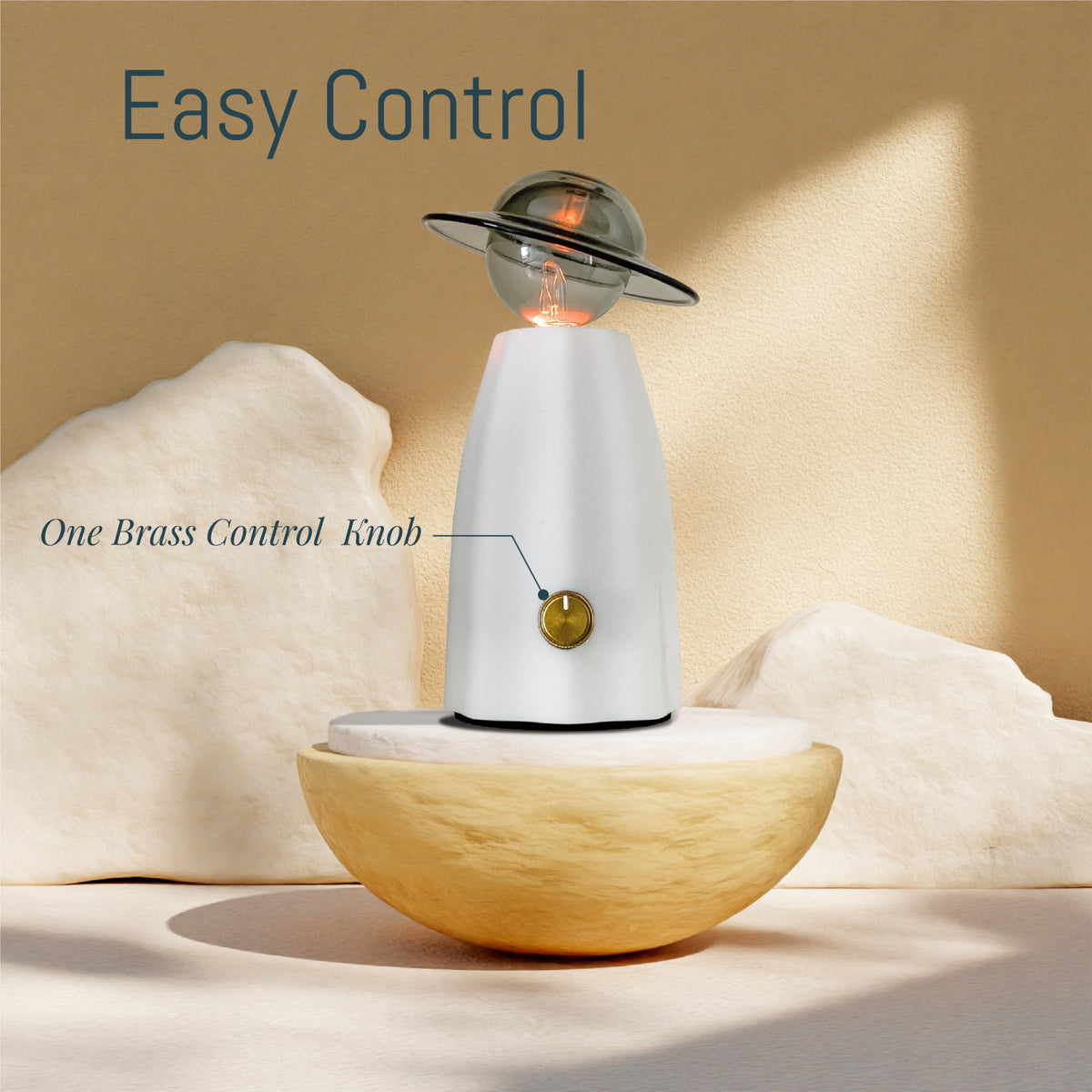 CHEZARTEMIS Scarecrow Glass Essential Oil Diffuser β Waterless, Rechargeable & Quiet