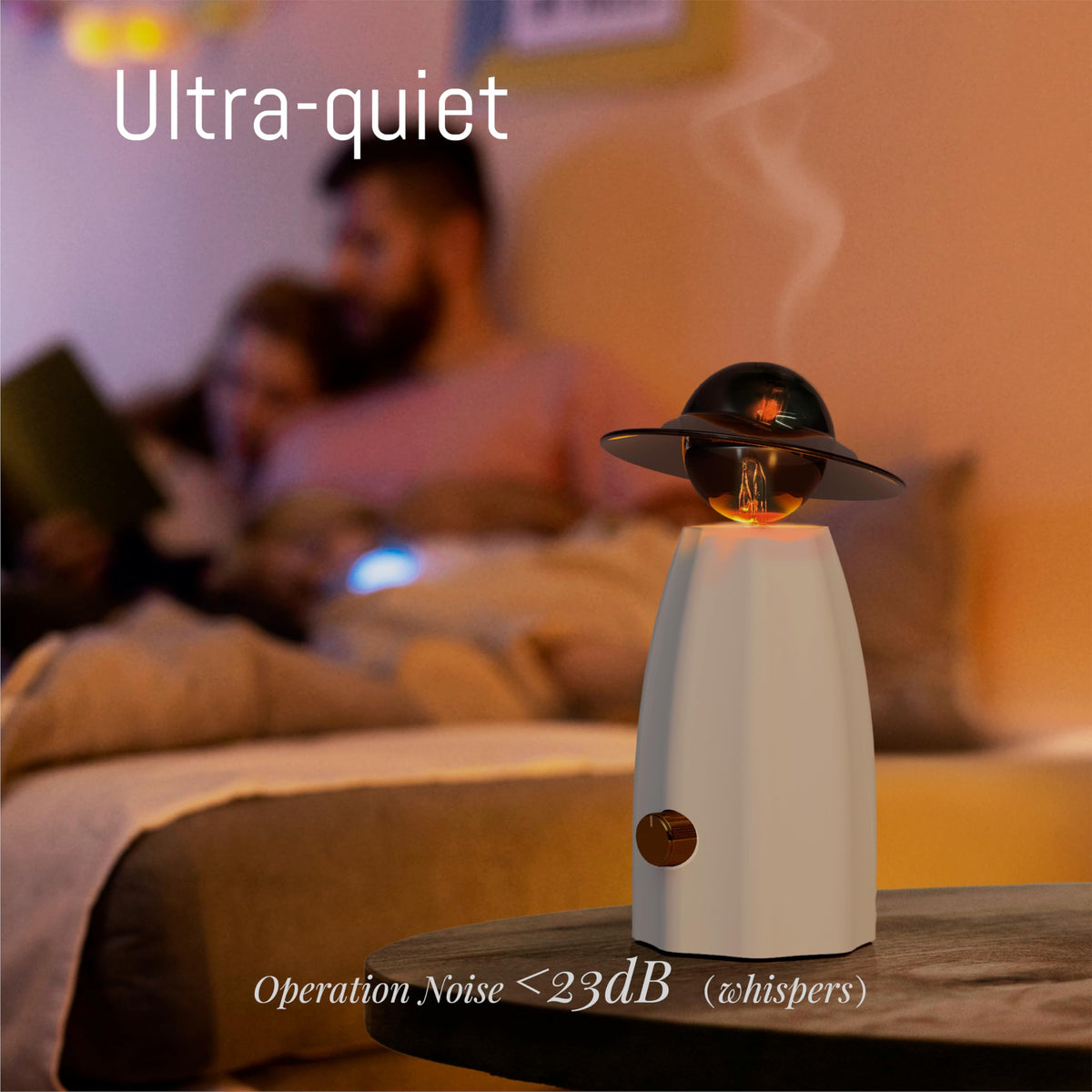 CHEZARTEMIS Scarecrow Glass Essential Oil Diffuser β Waterless, Rechargeable & Quiet