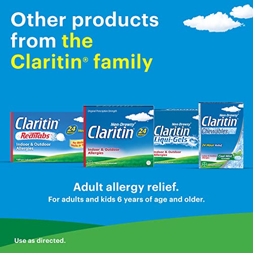 Children's Claritin Chewables Grape 24 HR Allergy Relief for Kids | 30 Count