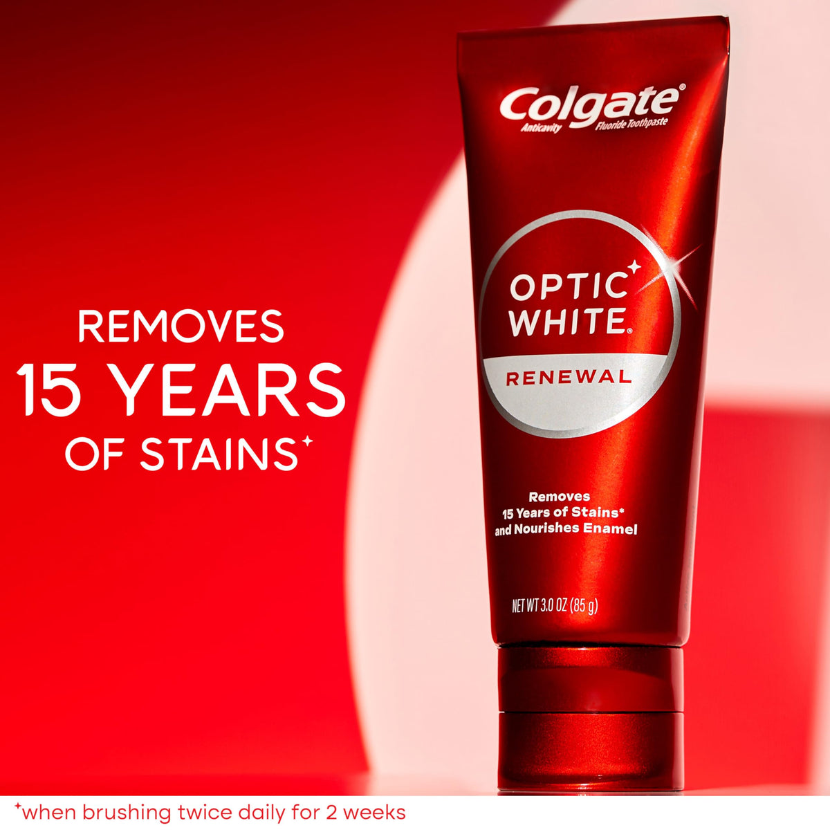 Colgate Optic White Renewal 3-Pack Toothpaste β Whitening, 3.0 oz