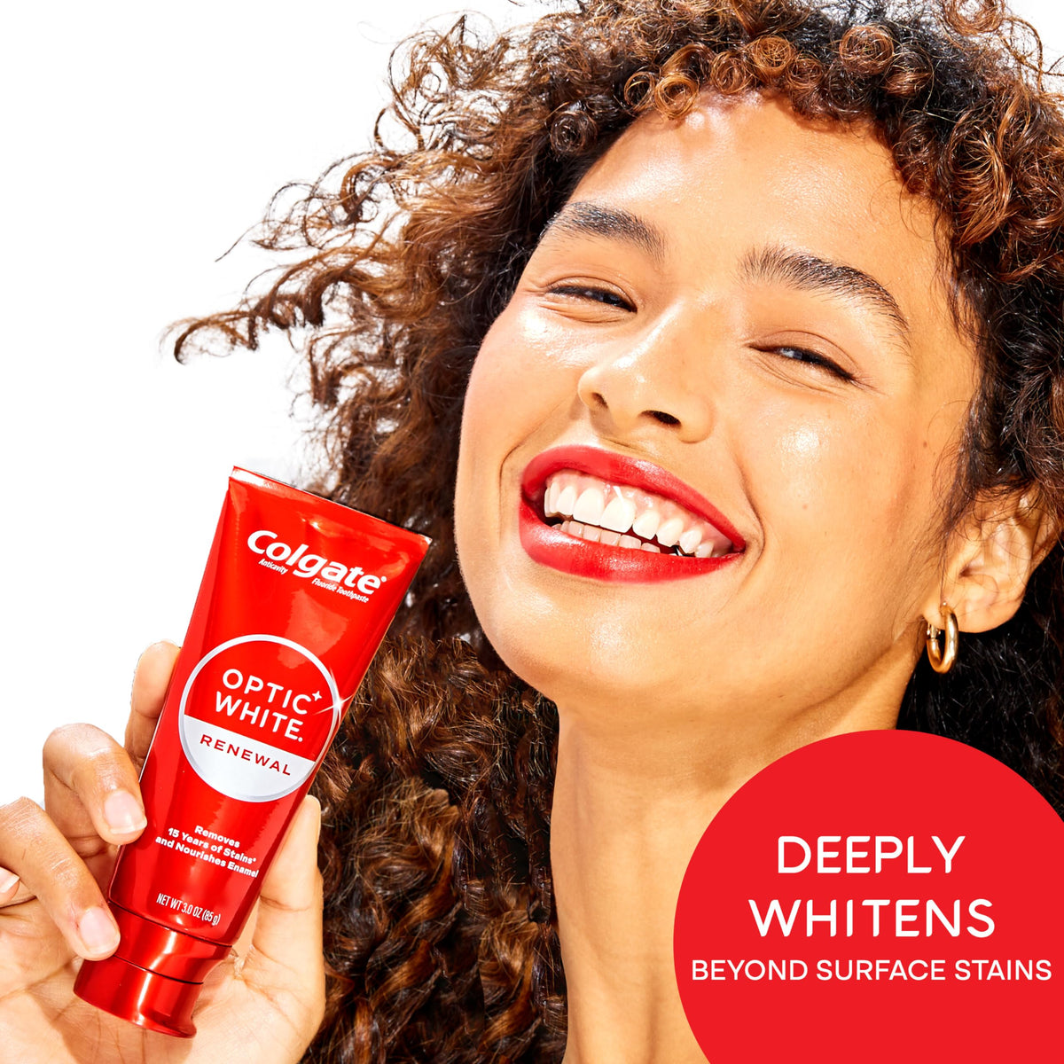Colgate Optic White Renewal 3-Pack Toothpaste β Whitening, 3.0 oz