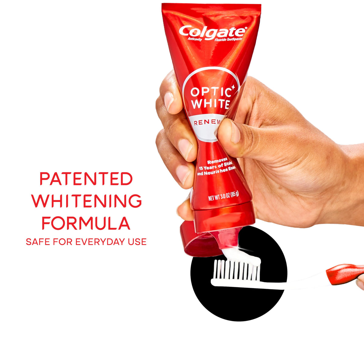 Colgate Optic White Renewal 3-Pack Toothpaste β Whitening, 3.0 oz