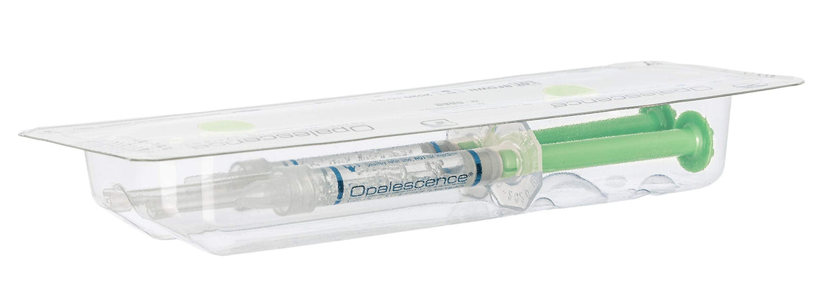 عبوات إعادة تعبئة لتبييض الأسنان Opalescence بتركيز 15% - 4 محاقن، حساسية منخفضة، بنكهة النعناع البارد - صنع في الولايات المتحدة الأمريكية (5195-2)