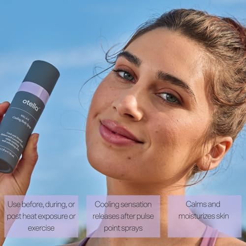 Cooling Body Spray with Menthol and Lavender Vanilla Scent β 2.7 oz | Immediate Heat Relief | TSA Approved | Gluten Free | Vegan | Paraben Free