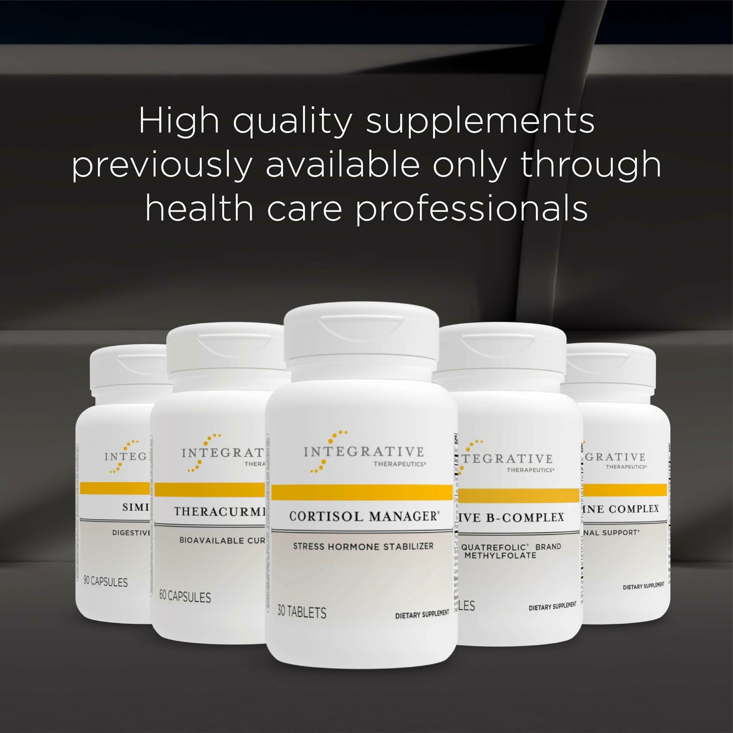 Integrative Therapeutics Cortisol Manager - Adrenal Health Support | Vegan, Dairy-Free & Gluten-Free | 90 Capsules (45 Servings)
