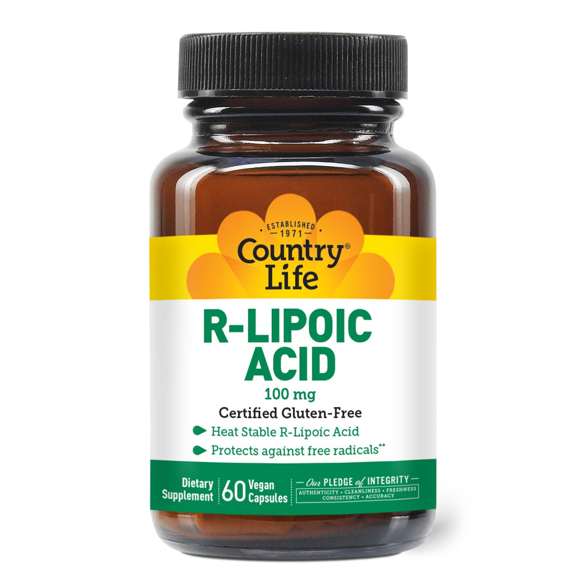 Country Life R-Alpha Lipoic Acid Complex 300mg - حمض ألفا ليبويك 270 ملجم وحمض R-ليبويك 30 ملجم - دعم مضادات الأكسدة