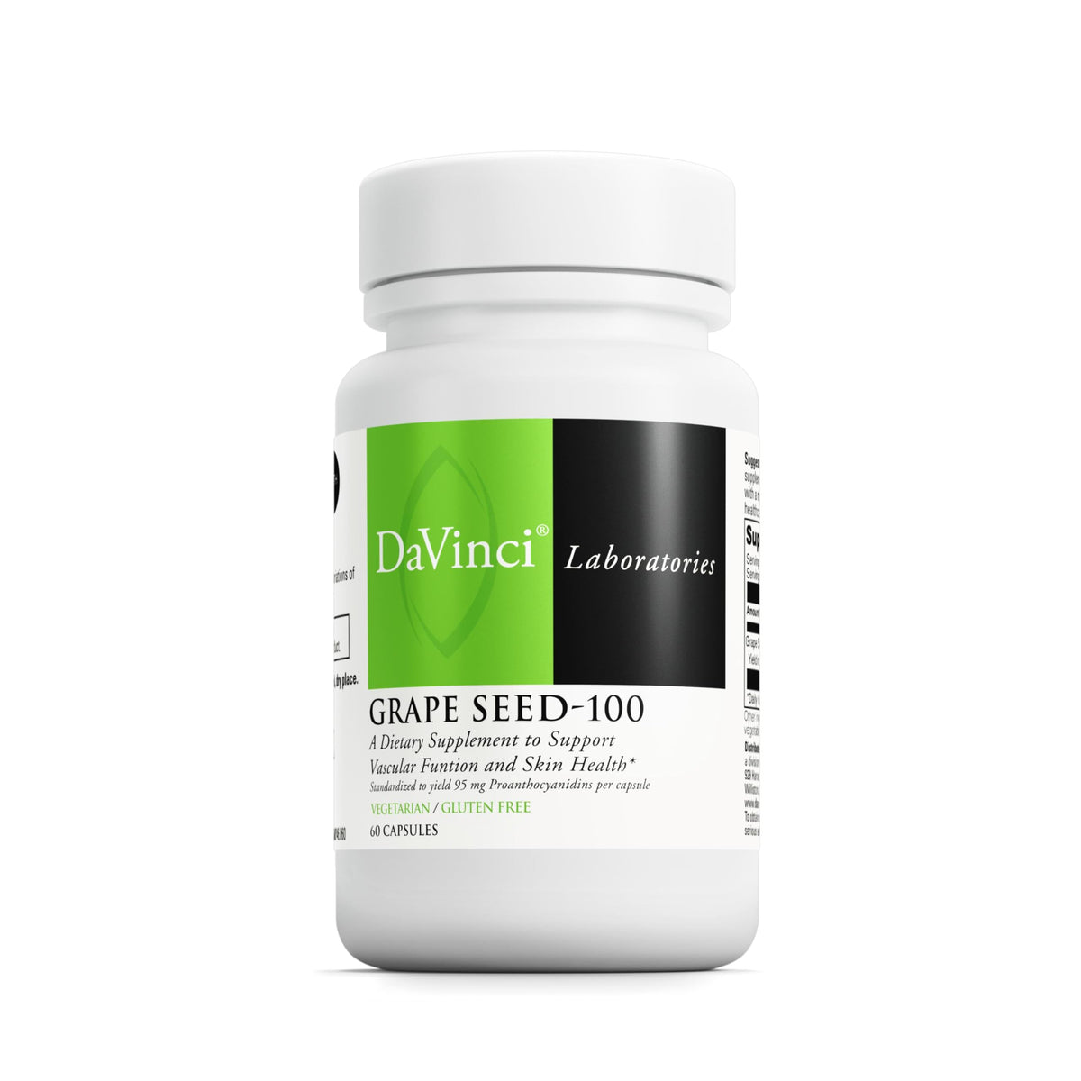 DAVINCI Labs Grape Seed-100: دعم المناعة وبشرة صحية (خالٍ من الغلوتين)