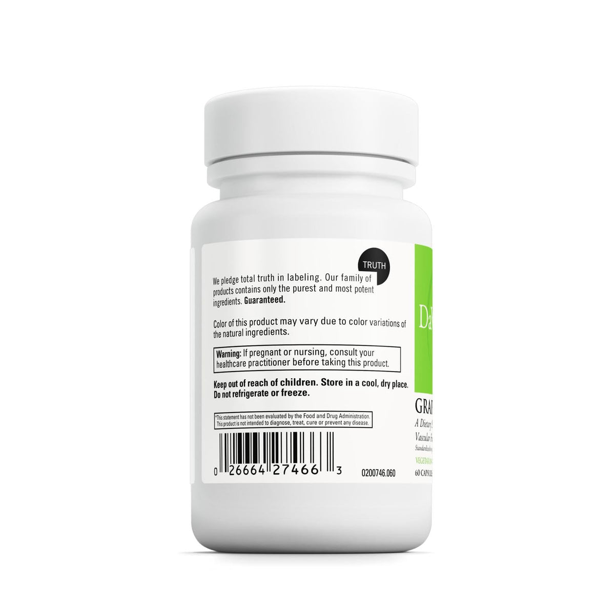 DAVINCI Labs Grape Seed-100: دعم المناعة وبشرة صحية (خالٍ من الغلوتين)