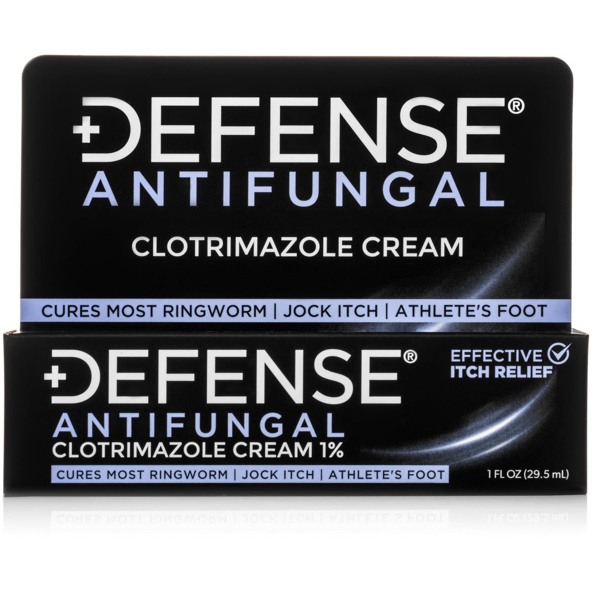 Defense Clotrimazole Antifungal Cream | Jock Itch, Athlete's Foot, Ringworm Treatment