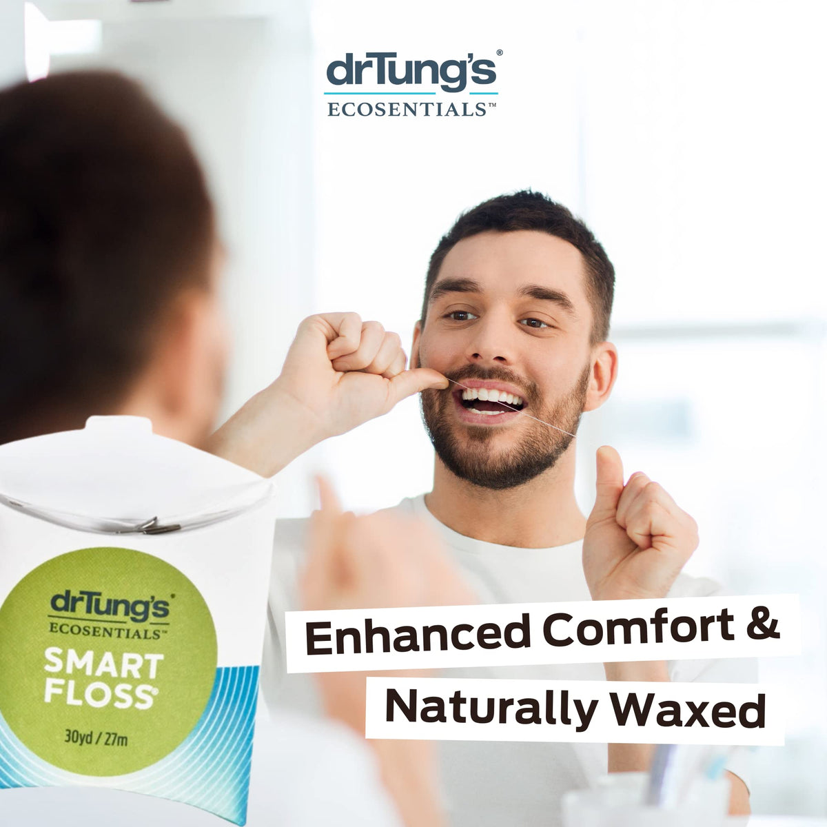 DrTung's Smart Floss – Natural, PTFE & PFAS Free, BPA Free, Cardamom Flavor