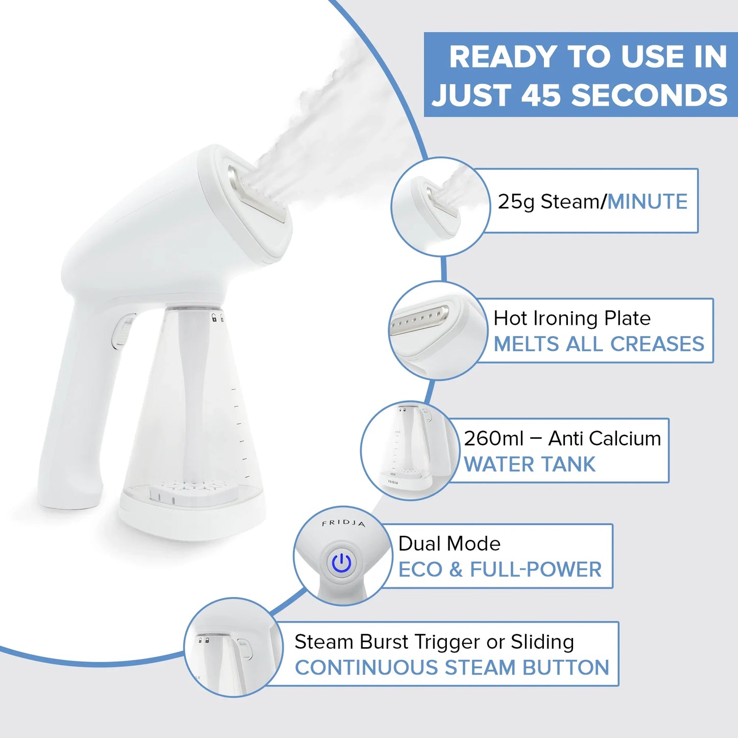 f10 Handheld Clothes Steamer