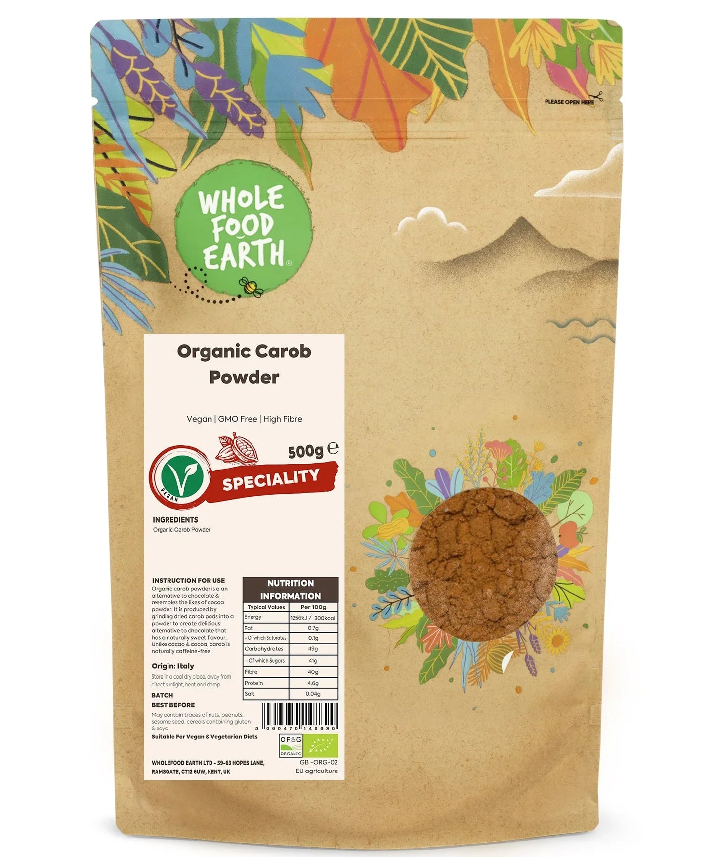 Organic Carob Powder