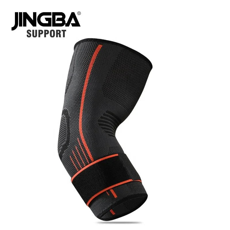 Elbow Compression Sleeve - Nylon Spandex Arm Support for Tennis Elbow Pain Relief - Unisex