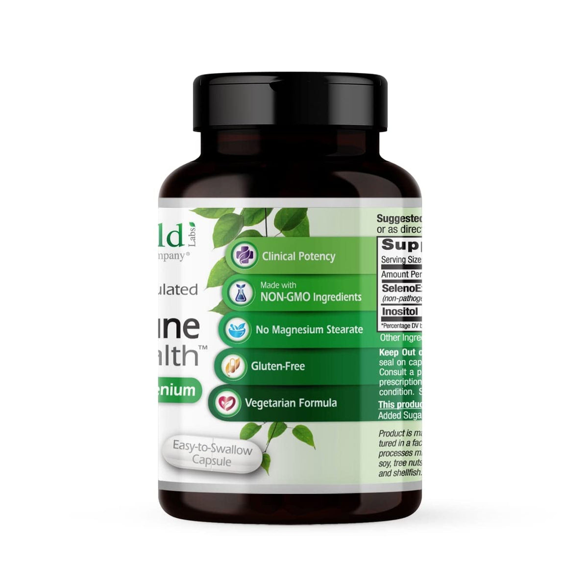 Emerald Labs HashiMune Health - دعم نباتي للغدة الدرقية والمناعة (60 كبسولة نباتية، تكفي لمدة 30 يومًا)