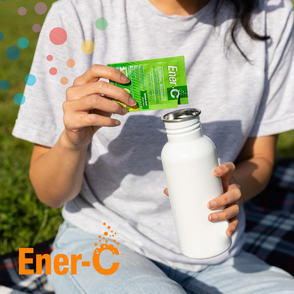 Ener-C Multivitamin Drink Mix β Immune Support Vitamin Packets (Lemon Lime) β 30 Count