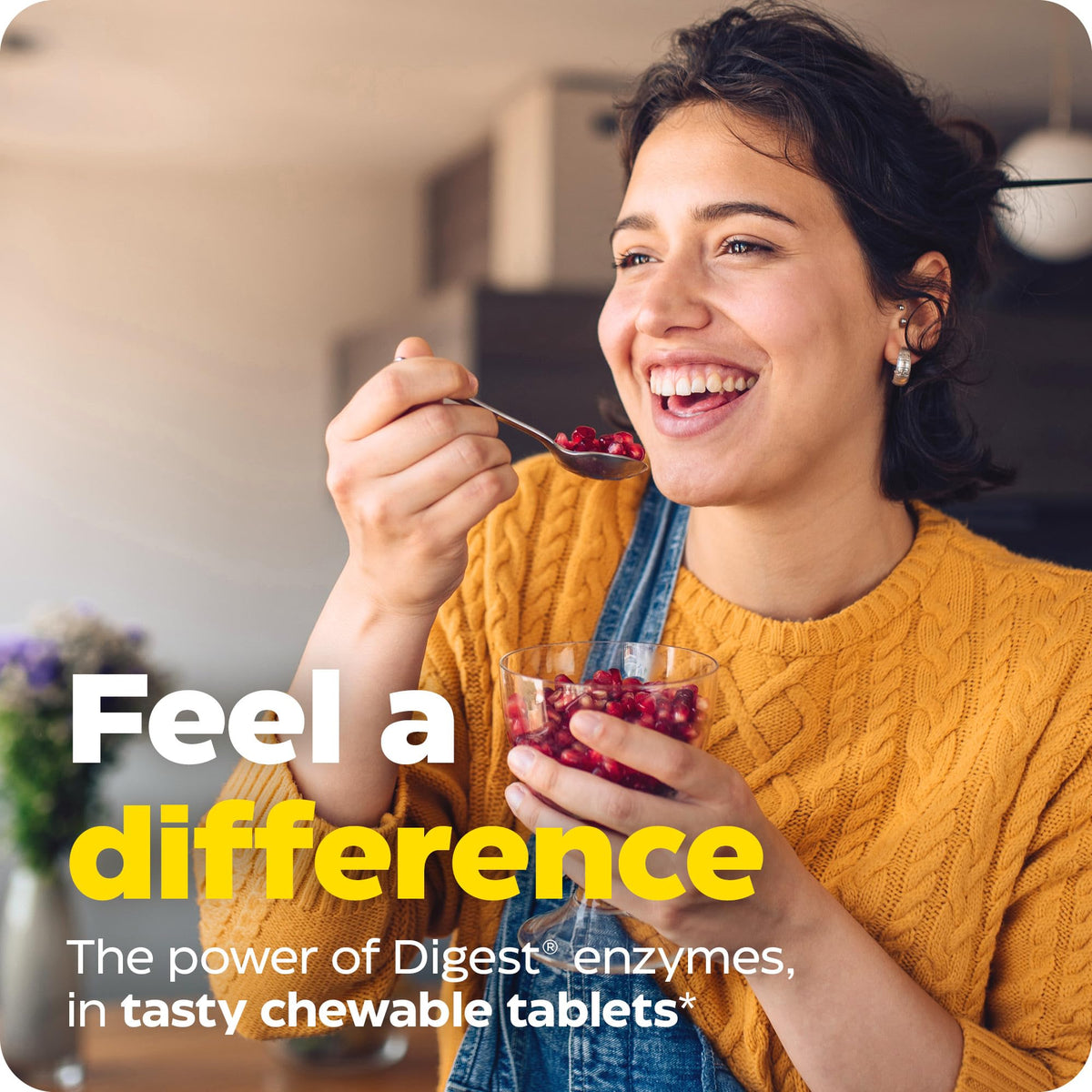 Enzymedica Digest Chewable Orange - إنزيمات هاضمة، 30 قرصًا