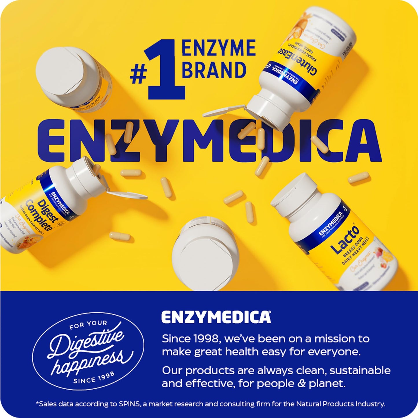 Enzymedica Digest Chewable Orange - Digestive Enzymes, 30 Tablets