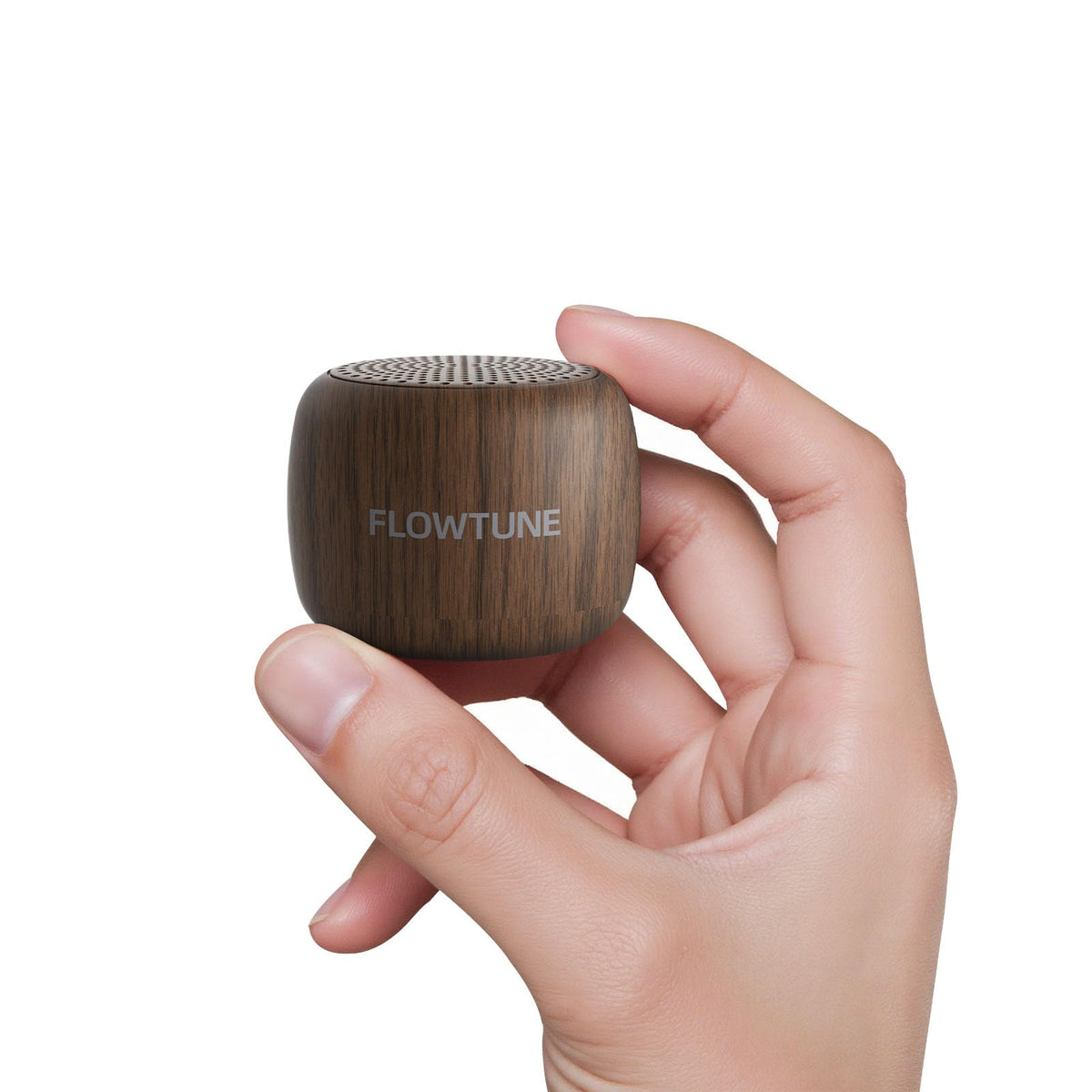 Flowtune Mini Portable White Noise Machine β 18 Sleep Sounds, 6H Timer, Wood Grain