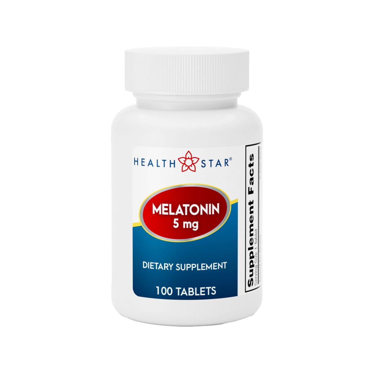 GeriCare Melatonin 5mg Tablets, Balances Nighttime Routine - Helps Adjust to Changing Schedules - Promotes Restful Evenings β Easy-to-Take Tablets, 100 Count (Pack of 1)