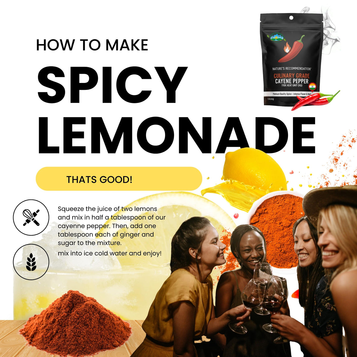 Pure Heat Indian Cayenne Pepper Powder 1 lb β 110k HU, Gluten Free, Vegan | Sweet Sunnah